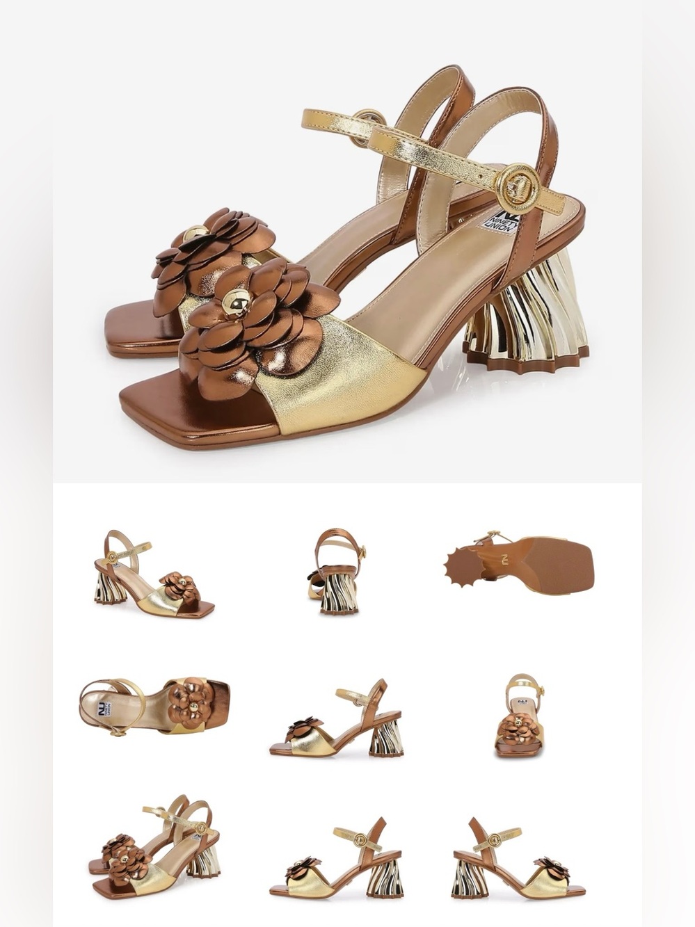NINETY UNION Camila Heeled Sandals. NIB